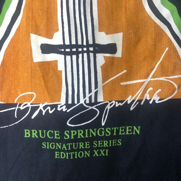 Y2K Vintage Bruce Springsteen Signature Series T-shirt x Hard Rock Cafe - Picture 3 of 10